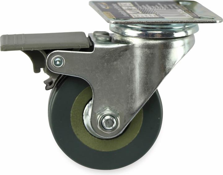 Immagine prodotto Masterproof Ruota girevole con cuscinetti a sfera 4055, PVC, Ø 50 mm, frenata