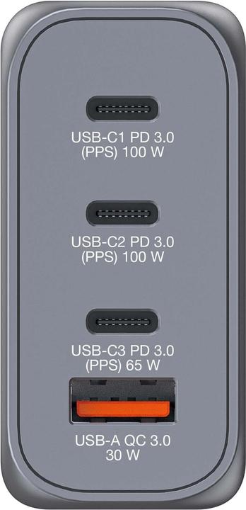 Actual product image Verbatim GNC-100 GaN Charger (100 W)