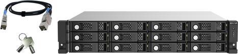 Image du produit QNAP Boîtier d'extension NAS TL-R1220Sep-RP 12 baies, nombre