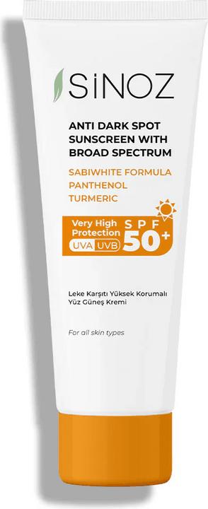 Sinoz Sonnenschutzcreme SPF50+ gegen dunkle Flecken 50ml (Sonnencreme, SPF 50+)