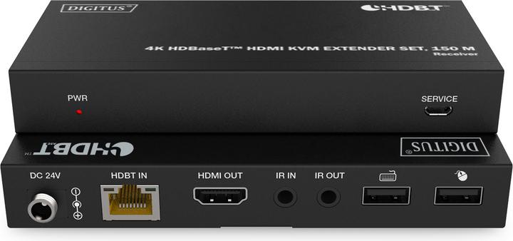 Produktbild Digitus 4K HDBaseT™ HDMI KVM Extender Set, 150 m