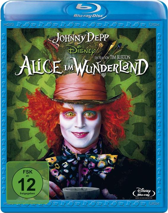 Actual product image Alice in Wonderland (Blu-ray, 2010, Turkish, English, German, French)