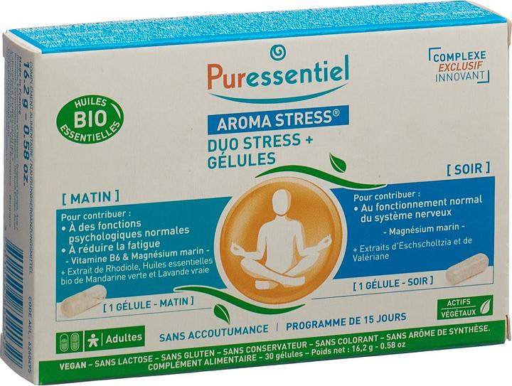 Puressentiel Aroma Stress Duo Kaps (30 Stück, Kapseln, 32 g)