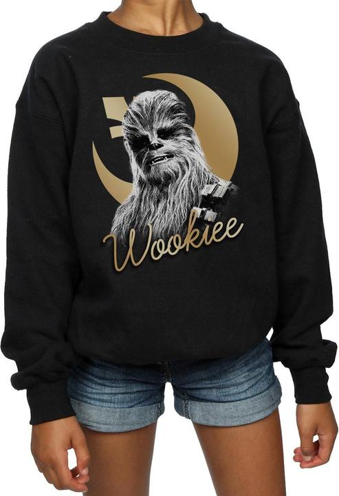 Produktbild Star Wars The Last Jedi Gold Chewbacca Sweatshirt Mädchen (152, 158)