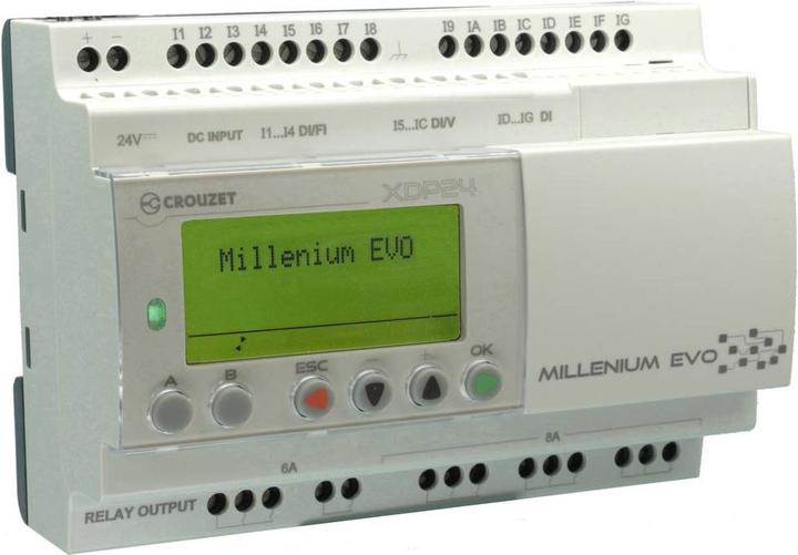Produktbild Crouzet PLC, 16 Dig Inputs, 8 Rly Outputs, RS485