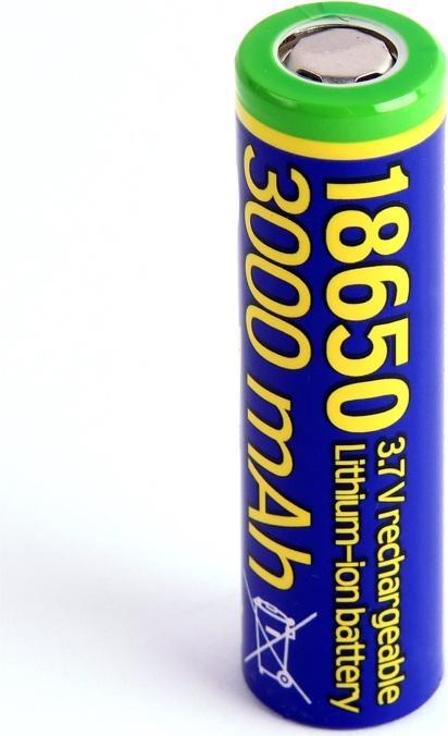 Actual product image Gembird Li-ion battery type 18650 10C 3000 mAh (1 pcs., 18650, 3000 mAh)