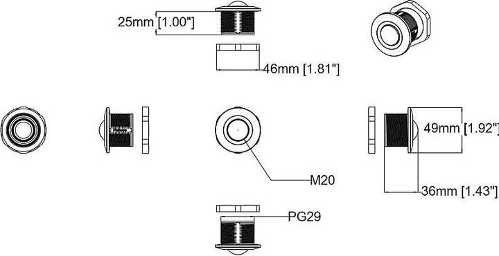 Image du produit Axis TF1203-RE SUPPORT DE MONTAGE 4 (Kit de montage)