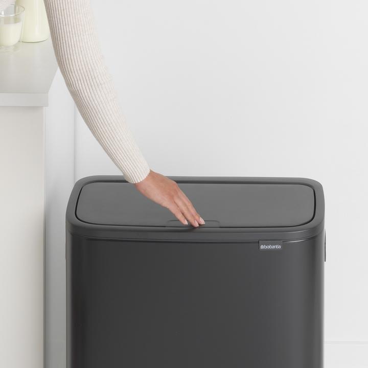 Productafbeelding Brabantia Kringloopbak Bo Touch Bin 60 liter, mat zwart (60 l)