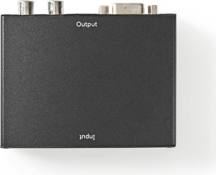 Produktbild Nedis HDMI T Converter HDMIT Eingang VGA Female / 2X Cinch Buchse 1-Weg 1280x768 1.65 Gbps Aluminium (0.07 m)