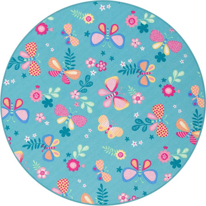 Image du produit Snapstyle Tapis de jeu pour enfants Papillon rond (100 x 100 cm)