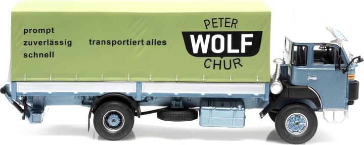 Image du produit AutoCult Saurer D250B Plateau bâche Peter Wolf Chur