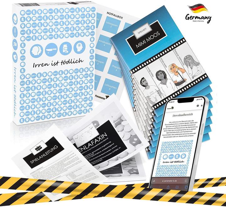Produktbild Pegasus Irren ist tödlich - Krimidinner (Deutsch)