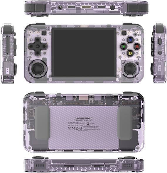 Image du produit Anbernic Konsola RG35XX H fioletowy transparenty/translucent purple