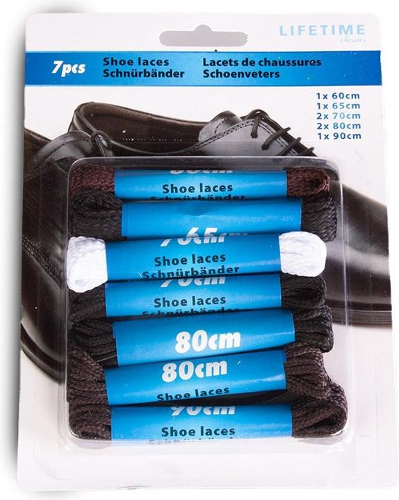 Lifetime Shoe laces 7pairs (90 cm)