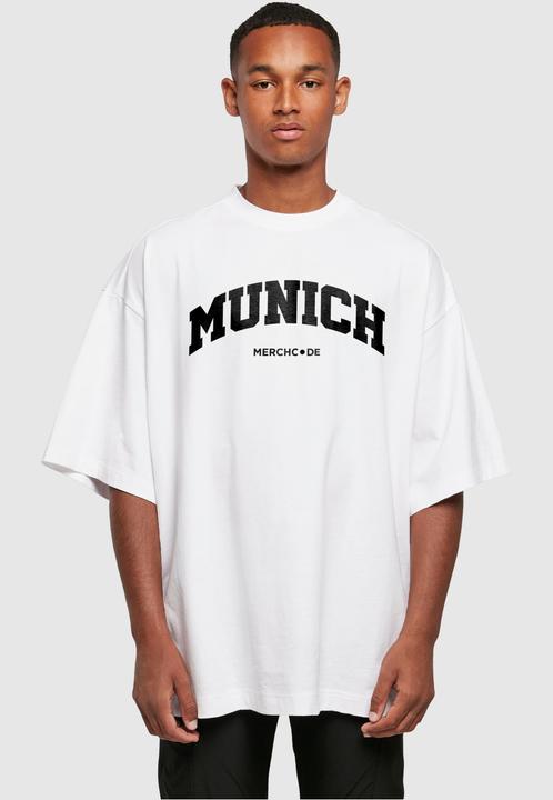 Produktbild Merchcode Munich Wording - Huge Tee - 116697 (L)