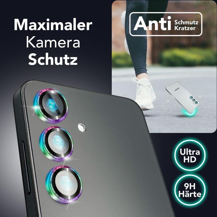 Produktbild Nalia Focus.Pro CLX - Kameraschutz Linsenglas Reflexionsfrei - Camera Lens Protector (1 Stück, Samsung Galaxy S25)