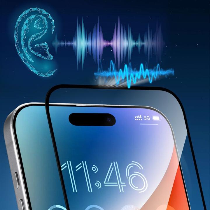 Produktbild Joyroom JR-MAR0318 Anti-Reflection Eyecare Screen Protector for iP16 Pro Max (1 Stück, Apple iPhone 16 Pro Max)