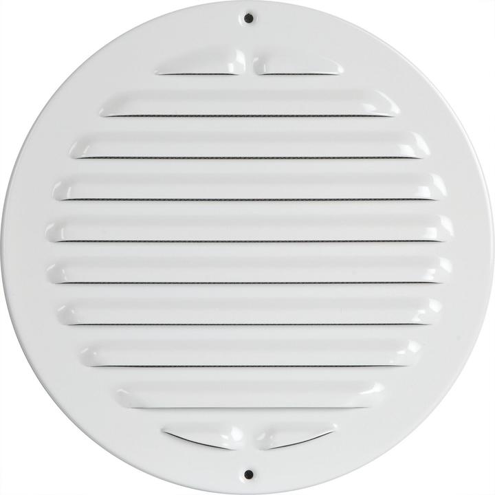 Actual product image Upmann Weather protection grille for screwing round ventilation grille ø 250mm aluminium white