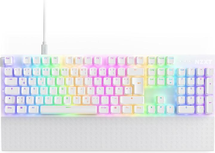 Actual product image NZXT Keyb. Function2 Full Size White KB-001NW-EN retail (DE, Cable)