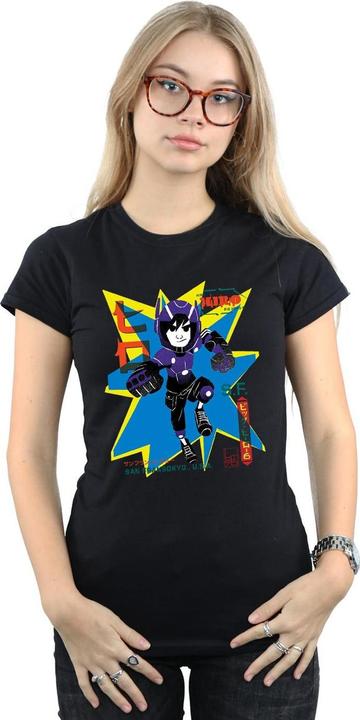 Actual product image Disney Womens/Ladies Big Hero 6 Hiro Anime Cotton T-Shirt (M)