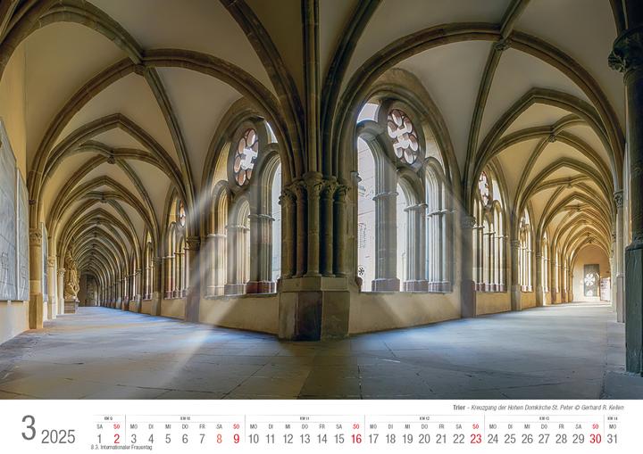 Actual product image Trier 2025 picture calendar A3 spiral binding (A3, Hardcover, German)