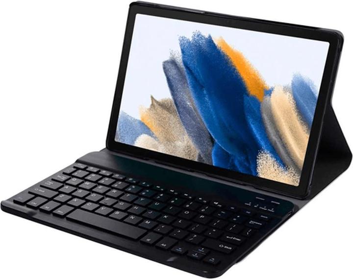 Image du produit Just en Case Premium Samsung Galaxy Tab A8 Toetsenbord Hoes QWERTY Zwart (ING. Int., Galaxy Tab A8)