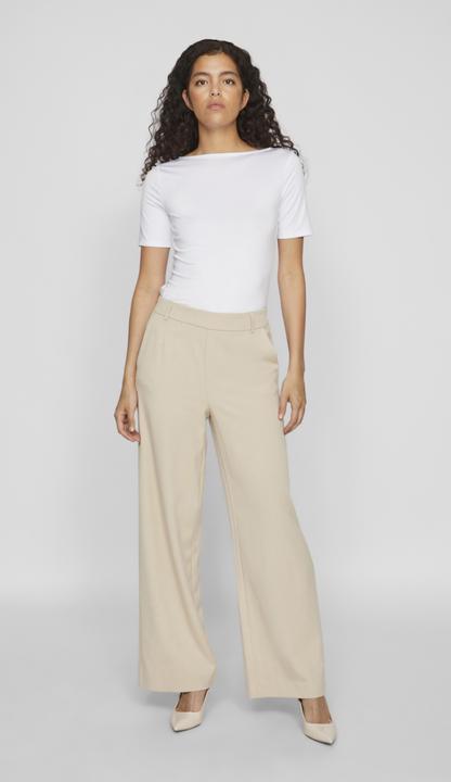 Actual product image Vila Boat-neck top with short sleeves (XS)