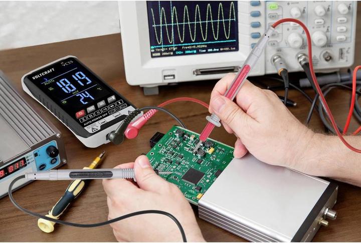 Image du produit Voltcraft VC33 Multimètre manuel calibré (ISO) numérique Affichage (Counts) : 5999 (CAT III 600V)