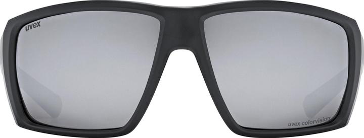 Actual product image Uvex Sports mtn venture CV (black matt (silver), colourvision serious silver)