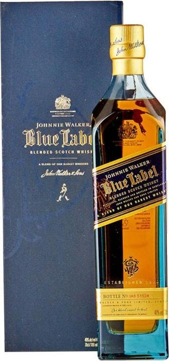 Actual product image Johnnie Walker Blue Label (Scotch whisky, Blended Whisky, 1 x 70 cl)
