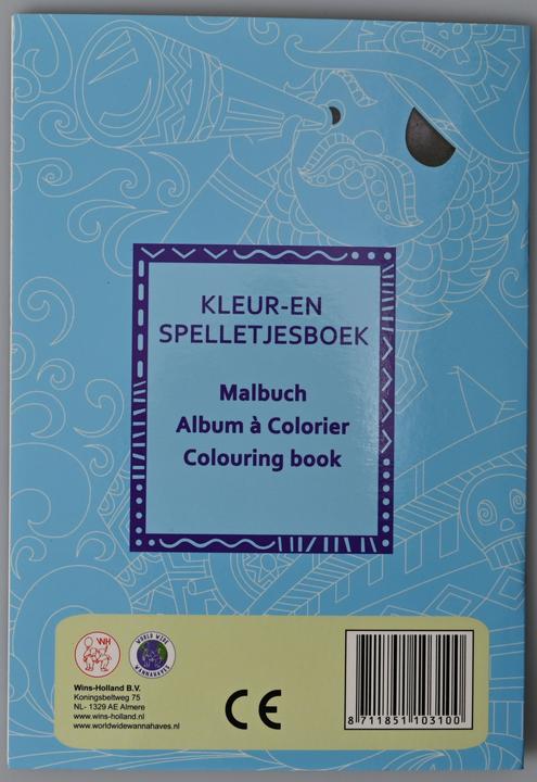 Produktbild Wins Holland Mal- und Spieleheft, Set 24-tlg.