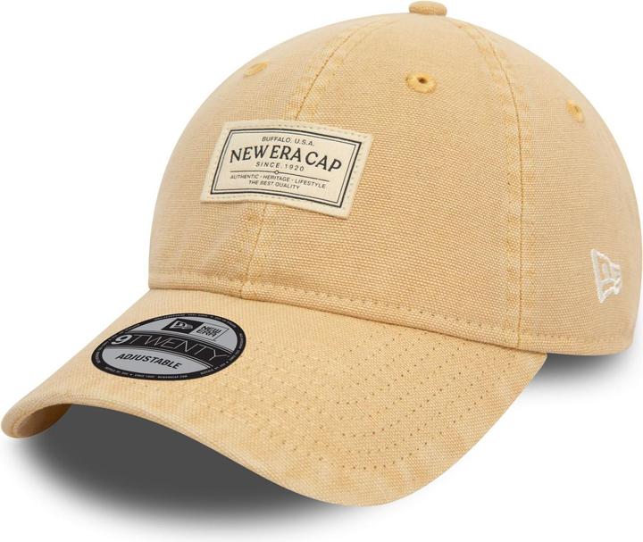 New Era 9Twenty Casual Cap - CANVAS Brand Patch oat milk (One Size)