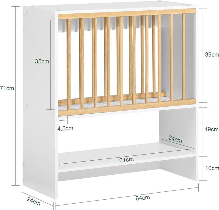 Produktbild SoBuy Küche Tellerhalter