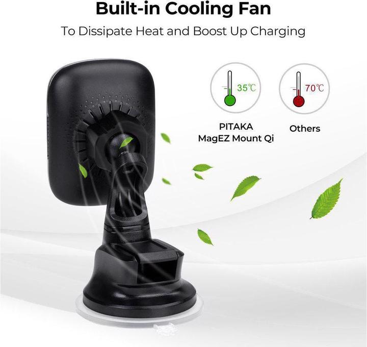 Actual product image Pitaka Mounting MagEZ Qi Charger