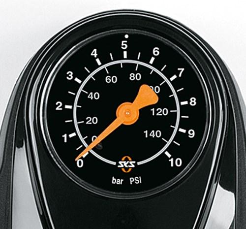 Actual product image SKS Air X-Press with pressure gauge