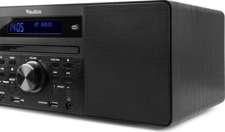 Image du produit Audizio Radio/Lecteur CD Prato Noir (FM, DAB+ DAB, Bluetooth)
