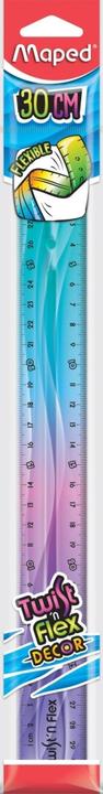 Immagine prodotto Maped Righello piatto Twist'n Flex DECOR, 300 mm, infrangibile (300 mm)