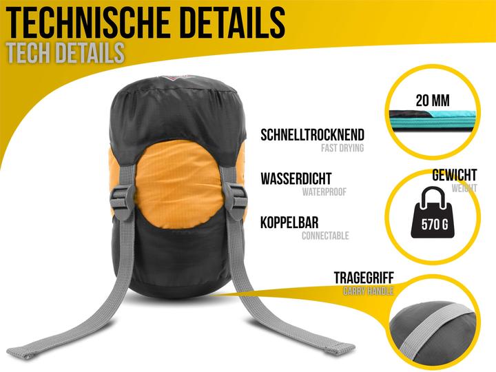 Produktbild Normani Ultralight-Schlafsack Runty (210 cm)