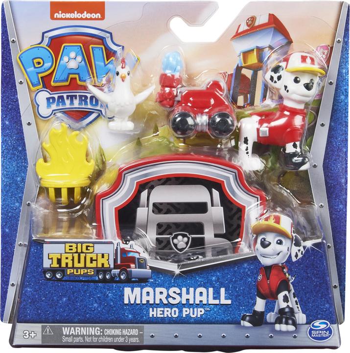 Actual product image Spin Master Paw Patrol Big Truck Pups Hero Pups Marshall