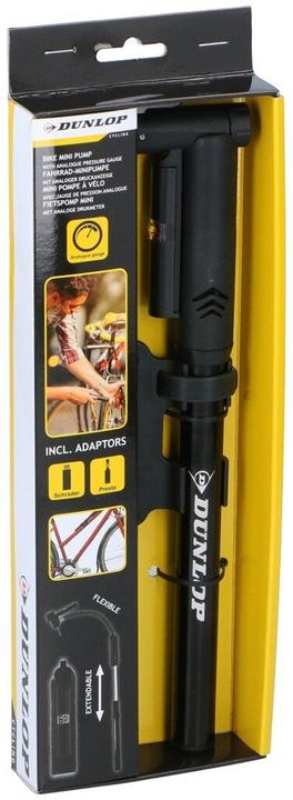 Produktbild Dunlop Fahrradpumpe mit Druckanzeige
