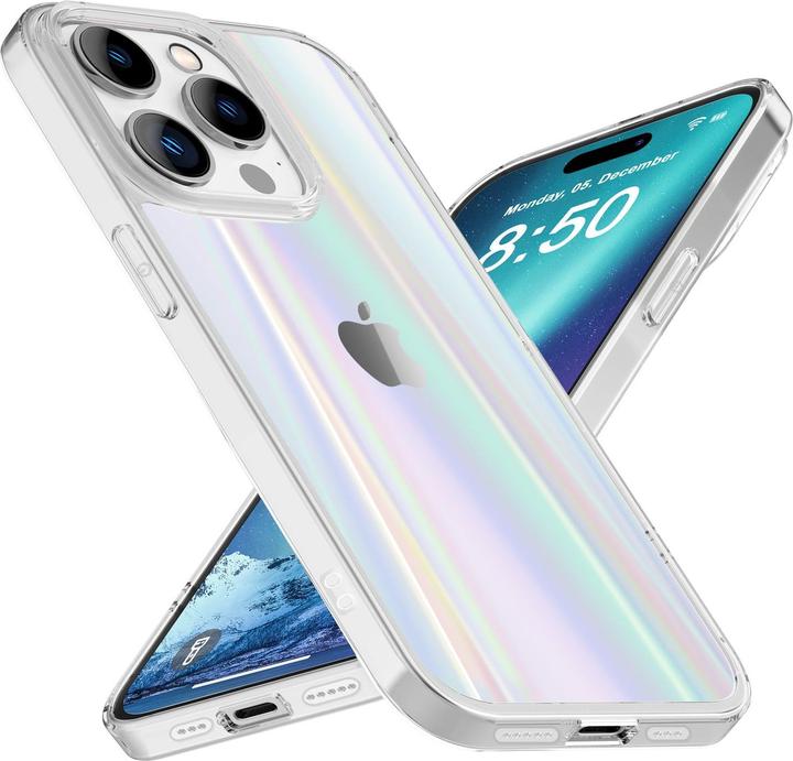 Immagine prodotto Nalia Copertura in vetro temperato trasparente effetto arcobaleno (Apple iPhone 14 Pro Max)