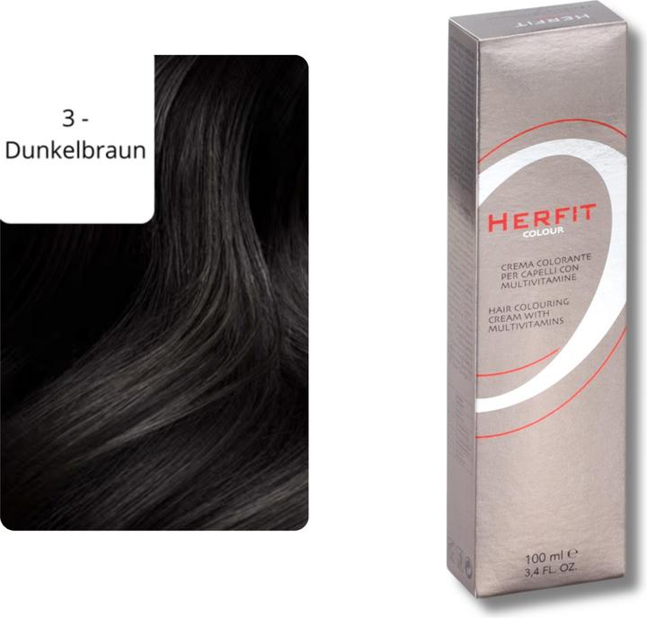 Image du produit XanitaliaPro Coloration Des Cheveux Avec Des Vitamines (3 - Marron foncé)