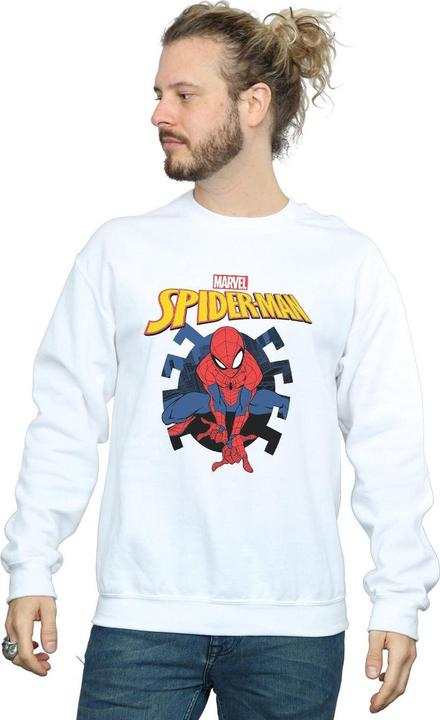 Produktbild SpiderMan Web Shooting Emblem Logo Sweatshirt (M)
