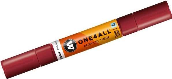 Image du produit Molotow Marqueur pour Maquettes - One4All Twin - Acrylique Bordeaux - 1,5/4mm - -086 - 15 cm (Bourgogne, 4 mm, 1 x)