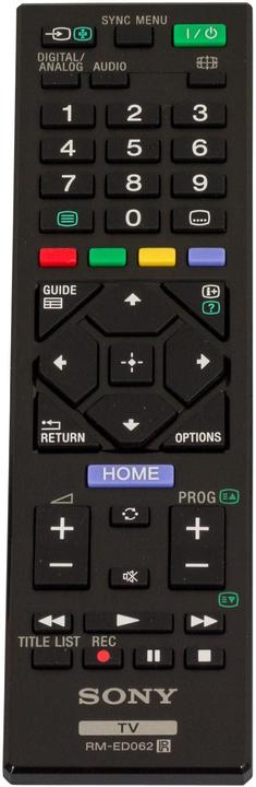 Actual product image Sony RM-ED062, replacement remote control (Device-specific remote control)
