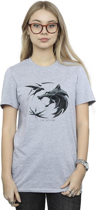 Produktbild Netflix The Witcher Wolf Logo TShirt (XXL)