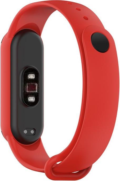 Image du produit Cover-Discount Xiaomi Mi Band - Bracelet sport en silicone rouge (TPU)