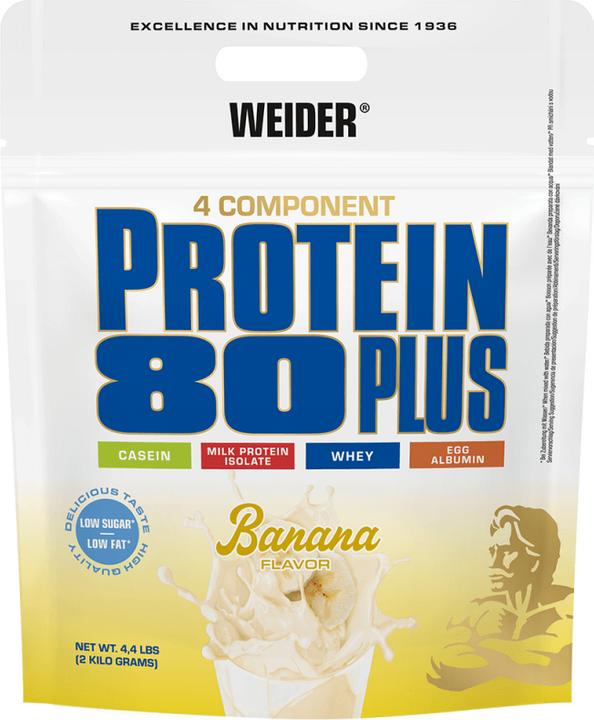 Immagine prodotto Weider Proteine 80 Plus (Banana, 1 pz., 2000 g)