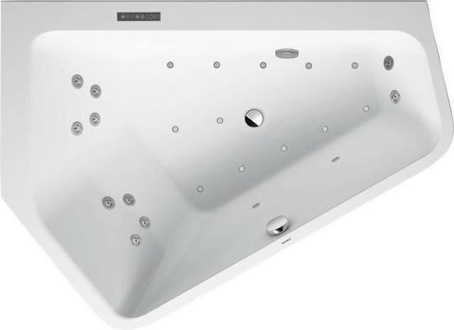 Produktbild Duravit Whirlwanne PAIOVA 5 Ecke li 205 l 1770x1300mm we Jet-System