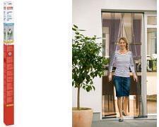 Actual product image tesa Insect screen STANDARD slatted door, curtain with Velcro fastener, without drilling (95 x 220 cm)